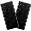 TF Skins Skin adatta per Samsung Galaxy S21 Ultra Skin (2 pezzi) di pellicola protettiva per la parte posteriore, con protezione per fotocamera dai graffi (Shadow Black)