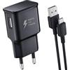 OERYIEG USB C Caricabatterie Caricatore Ricarica Rapida con Cavo 1,5m per Samsung | Galaxy A57 A56 A55 A37 A36 A35 A27 A17 A16 A15 A05s A04s S8 S9 S10 S20 S21 S22 Android Adattatore Caricatore Ricarica Rapida