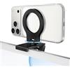 Itramax Continuity Camera Mount 360° per iMac,Supporto Magnetico Webcam | Supporto Webcam Telefono per Desktop Monitor PC,per MagSafe iPhone 18 17 16 15 14 13 12 Pro Max,Apple TV,Studio Display,Nero