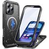 Cozycase Cover TOP 360 Antiurto IP68 Impermeabile Per iPhone 16 Pro Max | Magnetica Per Magsafe, Rugged Militare, Subacquea Waterproof Case Anti Urto Resistente Antipolvere, Custodia Integrale. Nero