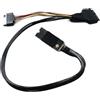 System-S Cavo M.2 100 cm M-Key a U.2 SFF-8639 NVMe Adattatore per SSD Hard Disk Scheda madre