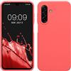 kwmobile Cover per Samsung Galaxy A17 4G / 5G Custodia - Back Case per Smartphone in Silicone TPU - Protezione Gommata - corallo fluorescente