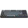 Dark Project ALU87A Midnight - Tastiera meccanica da gioco, ANSI UA, sostituibile a caldo, interruttori e stabilizzatori lubrificati G3MS Zircon Speed, montaggio a guarnizione flessibile, alluminio