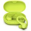 JLab Go Air Sport+ Cuffie Bluetooth Running - 35 ore In Ear, Giallo | Auricolari, Resistenti al sudore IP55, riproduzione Bluetooth, Applicazione, Chiamate Chiare C3, Cuffie in ear