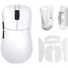 ATTACK SHARK V2 AIR PAW3955MAX Wireless Gaming Mouse with C06 Cable | PAW3955MAX Precision, Dual 8K Performance, 52g Ultra-Lightweight, Refined Ergonomic Shape, C06 Ultra Mouse Coiled Cable