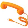 MillMount Cornetta telefonica retrò, Type-C, per iPhone per Android Decorazione da | Chiara qualità delle chiamate, risposta con un clic, controllo del volume, filtro rumore, 9 opzioni di colore