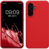 kwmobile Cover per Samsung Galaxy A56 5G Custodia - Back Case per Smartphone in Silicone TPU - Protezione Gommata - rosso classico