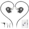 Hidizs MS1 Galaxy IEM - Auricolari da gioco | Doppio motore magnetico per un suono coinvolgente da gioco con cavo, microfono in linea, cavo a 2 pin staccabile