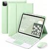 QYiiD per iPad Air 13 Pollici & Pro 12.9 Case with Keyboard, Trackpad Multi-Touch, Italiano QWERTY Tastiera Blutooth Rimovibile con Mouse Blutooth 2,4G per iPad Pro 12.9 6th 5th 4th 3rd Gen, Verde