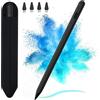 KARFUN Penna Tablet per Touch Screen Android, Sensibilità all'inclinazione | Compatibile con Samsung/Lenovo/iPhone/Huawei/Vivo/XiaoMi Tablet, Telefono, Precisione Migliorata e Ricarica rapida, Nero