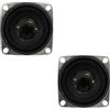 WEB world electronic business Set 2 pezzi - Mini Altoparlante 2 Pollici 5W 4 Ohm - 54x54mm - Speaker Full Range per Progetti DIY, Arduino e Riparazioni Audio