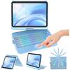 KBCASE Tastiera per iPad A16 11 Gen. 11 2025 / iPad 10 Gen. 2022 10.9 | Trackpad di Precisione, Italiano QWERTY con 7 Colori Illuminato, Cover a rotazione 360° compatibile con iPad A16 11/10 Gen.