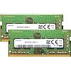 Samsung RAM 16GB (2x8GB) DDR4 3200MHz PC4-25600 (PC4-3200AA) CL22 SODIMM 1Rx8 Single Rank 1.2V 260-Pin Laptop, Notebook RAM Memory - OEM BULK