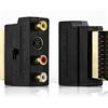 deleyCON Scart Per 3x RCA Jacks IN OUT Switcher + S-Video S-VHS AV Adattatore Video Audio
