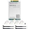 WayPonDEV Quectel RM520N-GL Modulo 5G, standard industriale, sub-6 GHz, compatibile con serie BPI R4, interfaccia M.2, ricevitore GNSS integrato (GPS/GLONASS/BDS), per router industriale Home Gateway (RM520N-GL