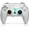 NBCP RGB - Controller wireless per PS5/PC/iOS/Android | Joystick con effetto Hall, paddle posteriori e macro, turbo, doppia vibrazione, giroscopio a 6 assi, 8 effetti cromatici RGB