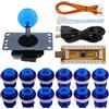 SJ@JX Arcade Game Controller USB Encoder Gamepad Cherry MX Microswitch Button 8way Joystick for Nintendo Switch PC PS3 Retropie Raspberry Pi MAME
