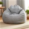 YushengTai Pouf per bambini e adulti, con cerniera, senza imbottitura, per adulti e bambini, 100 x 120 cm, per camera da letto, ufficio, soggiorno, terrazza