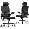 SIHOO M102CPRO Sedia Ufficio Ergonomica Supporto Lombare Dinamico 3D,Nero | Braccioli 2D Ribaltabili, Poggiatesta 3D, Schienale Traspirante, Seduta Alta Resilienza, Inclinazione 120-130° Casa Ufficio