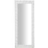 Biscottini Specchio da Parete L35xPR4xH82 Bianco - Specchio Bagno - Specchio Decorazioni casa - Arredamento casa - Specchiera da Parete Lunga - Decorazioni Camera - Specchio Camera da Letto Lungo