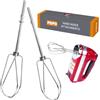 PQPO Impastatrice manuale Sbattitori in acciaio inox compatibili con l'impastatrice manuale Kitchen Aid