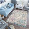 TAPISO Lazur Tappeto Pelo Corto Grigio Blu 140 x 190 cm | 100% Polipropilene, altezza pelo 9 mm, tessuto