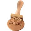 RYTTGOP Timbro con logo personalizzato - Timbri in argilla personalizzati, design con logo altamente dettagliato, timbro in ottone fatto a mano, strumenti in ceramica per la creazione di biscotti iniziali
