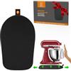 PQPO Tappetino scorrevole per Kitchen Aid Stand Mixer con spatola in gomma Pennello da pasticceria Slider Mat per elettrodomestici Kitchen Aid 4,5/5 Qt Tappetino scorrevole per friggitrice ad aria