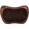 LEOFLA Massaggiatore Cervicale e Schiena con Calore, Cuscino Massaggiante Elettrico per Auto e Casa, Massaggio Shiatsu 3D per Collo, Spalle e Zona Lombare con Rotazione Bidirezionale e Alimentatore