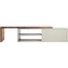 POP UP HOME - Mobile TV espandibile Slide - Legno naturale - Impiallacciatura in noce - Designer Rodolphe Castellani
