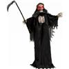 HOMCOM Decorazione di Halloween Mietitore animato 170 cm con occhi e torace luminosi, suoni e tocco | Aosom Italy