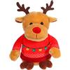 Gipsy TOYS - Les Amis Pull Ugly 15 cm - Maglia rossa renna - Peluche per bambini - Disponibile nel modello 24 cm - 071640