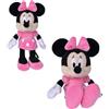 Simba Disney - Vestito rosa caldo di Minnie Mouse, 20 cm, peluche, rosa, a partire da 0 mesi