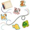 Melissa & Doug- Lace And Trace Pets Pannelli in Legno, Multicolore, 3782
