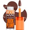 NYX Professional Makeup Gloss Rimpolpante, Altamente Pigmentato, Volume Immediato e Duraturo, Arricchito con Zenzero Piccante, Duck Plump, Tonalità: Twice The Spice, 6,8 ml