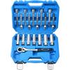 Zoomtools 18 Pezzi 1/2 Kit Presa Ammortizzatore Sospensione Mozzo Sterzo, Set Presa Strumento per Rimozione Dado Ammortizzatore Sospensione