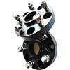 Himwqfuh Distanziali Cerchi Per Ford Per Edge 2015+ Per Galaxy Per S-max Lega 15 20mm 5 Lug Truck 5x108 Distanziale Ruota In Acciaio Adattatori Cerchi Hub Centric(15mm Black)