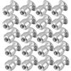 Healvian Viti per Pneumatici Antiscivolo Argento 50 Pezzi in Tungsteno | Chiodi per Ruote Invernali, Montaggio Semplice, Set da 50 per Aderenza su Fondo Innevato