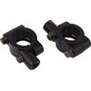ICTRONIX Coppia Universale 8mm Moto Specchio Specchietto titolare Adattatori Supporto per 22mm manubrio morsetti nero