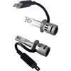 JEYEFFE Storm Lampade LED H1 70W 20000LM 6500K CANbus IP68, Coppia | Coppia lampade LED H1 serie Storm, Plug & Play, 6500K, CANbus, ventola, IP68: verifica attacco e spazio nel faro