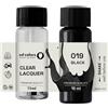 SD COLORS BLACK 019 - Vernice per ritocchi, 15 ML, per riparazione graffi e scheggiature, codice colore 019 nero (vernice e laccatura)