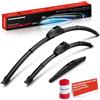 Frankberg 3x Spazzole Tergicristallo 650mm/450mm/250mm,Ant./Post. | Compatibile con HR-V RU; incluso indicatore di usura und panno per la pulizia
