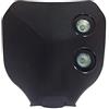 Alchemy Parts Nero Universale 12V/20W Doppio Faro All Motocross E Enduro Moto Modelli