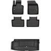 FROGUM ProLine 3D Esclusivi Tappetini auto in gomma e vasca baule bagagliaio con logo su misura per Volvo XC90 II dal 2014I I bordi più alti