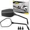 Area1 Set Specchietti Retrovisori M8+M10, Omologati E - Compitbil con Beverly Sport Touring 350 I.E. (V44)