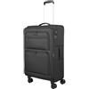 Travelite Valigia CUBIS taglia M 72 cm 78-88 LT trolley con lucchetto TSA | Valigia morbida con 4 ruote doppie e piega di espansione per 1-2 settimane, molto capiente, 2,8 kg, 72 x 41 x 27-31 cm