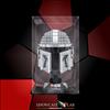 Showcase Lab IT Teca LP137 | Per Set Lego® 75328 - Casco del Mandaloriano
