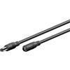 goobay Cavo di prolunga DC (spina da 5,5 x 2,1 mm), cavo di alimentazione da 5 m, ideale per strisce LED, Fritzbox, router e fotocamere, 5 - 24 V, 5 A Max, bianco, 76676