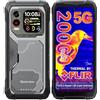 Blackview Xplore 1 Pro 5G Rugged Smartphone Termografia, 20000mAh/55W, 36(12+24)GB+256GB/2TB TF, Dimensity 7050 Android 15 Telefono Indistruttibile, 6.78 120Hz 2.4K, 64MP+50MP, IP68/IP69K/OTG/NFC/GPS