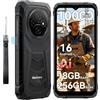 Blackview Fort1 Rugged Smartphone, Telefono Indistruttibile Android 16, Batteria 10000mAh, IP68/IP69K Cellulare Resistente, fino a 18GBRAM+256GBROM Display 6,56 90Hz, NFC/OTG/GPS/3 Anni di Garanzia